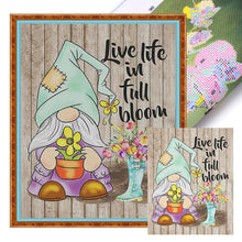 Load image into Gallery viewer, Huancan - Gnome In A Hat - 40*50CM 11CT 3 Stamped Cross Stitch

