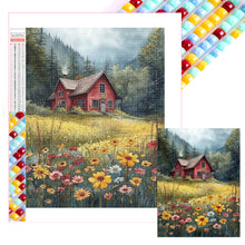 Load image into Gallery viewer, Mountain Cabin 30*40CM(Picture) Full Square Drill Diamond Painting
