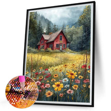 Load image into Gallery viewer, Mountain Cabin 30*40CM(Picture) Full Square Drill Diamond Painting
