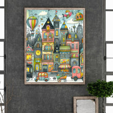 Load image into Gallery viewer, Car And City Scene With Houses 40*50CM(Canvas) Full Round Drill Diamond Painting
