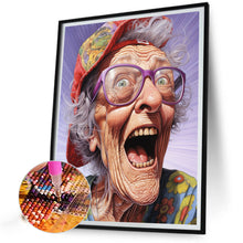 Load image into Gallery viewer, Laughing Old Lady 40*50CM(Picture) Full Round Drill Diamond Painting
