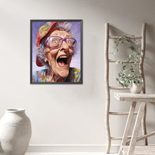 Load image into Gallery viewer, Laughing Old Lady 40*50CM(Picture) Full Round Drill Diamond Painting
