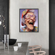 Load image into Gallery viewer, Laughing Old Lady 40*50CM(Picture) Full Round Drill Diamond Painting
