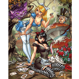 Disney Alice'S Amazing Adventures 40*50CM(Canvas) Full Round Drill Diamond Painting