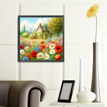 Load image into Gallery viewer, House With Flowers 40*40CM(Canvas) Full Round Drill Diamond Painting

