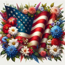 Load image into Gallery viewer, Independence Day 40*40CM(Canvas) Full Round Drill Diamond Painting
