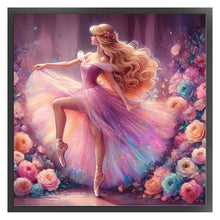 Load image into Gallery viewer, Huancan - Disney Princess Belle - 50*50CM 18CT 2 Stamped Cross Stitch
