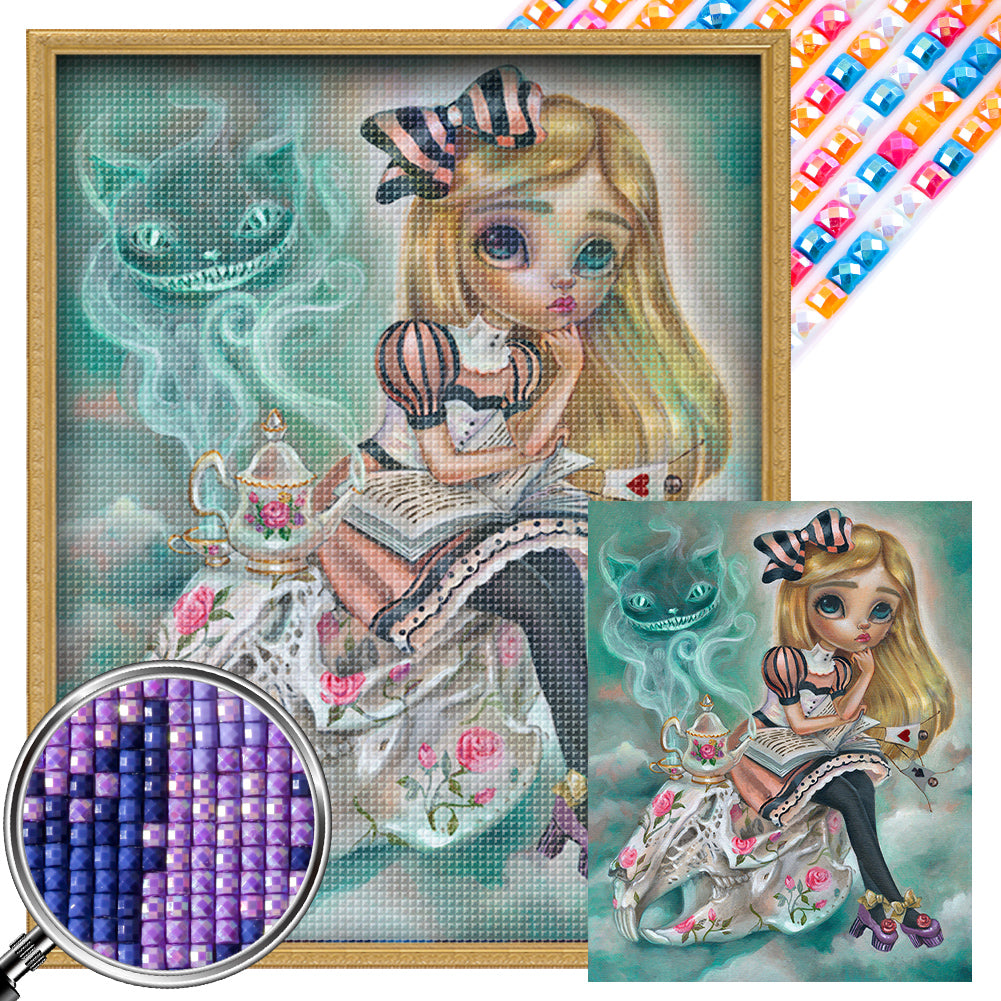 Alice 40*50CM(Picture) Partial AB Full Square Drill Diamond Painting
