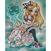 Load image into Gallery viewer, Alice 40*50CM(Picture) Partial AB Full Square Drill Diamond Painting

