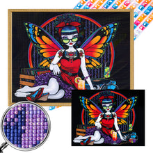 Load image into Gallery viewer, Dark Butterfly 40*50CM(Picture) Partial AB Full Square Drill Diamond Painting
