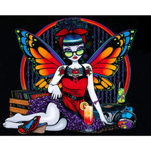 Load image into Gallery viewer, Dark Butterfly 40*50CM(Picture) Partial AB Full Square Drill Diamond Painting
