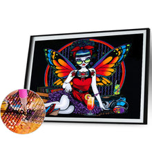 Load image into Gallery viewer, Dark Butterfly 40*50CM(Picture) Partial AB Full Square Drill Diamond Painting
