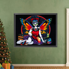 Load image into Gallery viewer, Dark Butterfly 40*50CM(Picture) Partial AB Full Square Drill Diamond Painting

