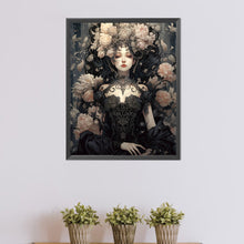Load image into Gallery viewer, Mysterious Flower Girl 40*50CM(Picture) Full Round Drill Diamond Painting
