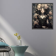 Load image into Gallery viewer, Mysterious Flower Girl 40*50CM(Picture) Full Round Drill Diamond Painting
