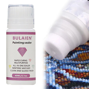 60ml Diamond Painting Sealer 5D Diamond Art Permanent Hold & Shine Effect Sealer