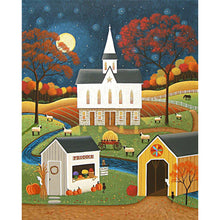 Load image into Gallery viewer, Huancan - Farm At Night - 40*50CM 11CT 3 Stamped Cross Stitch
