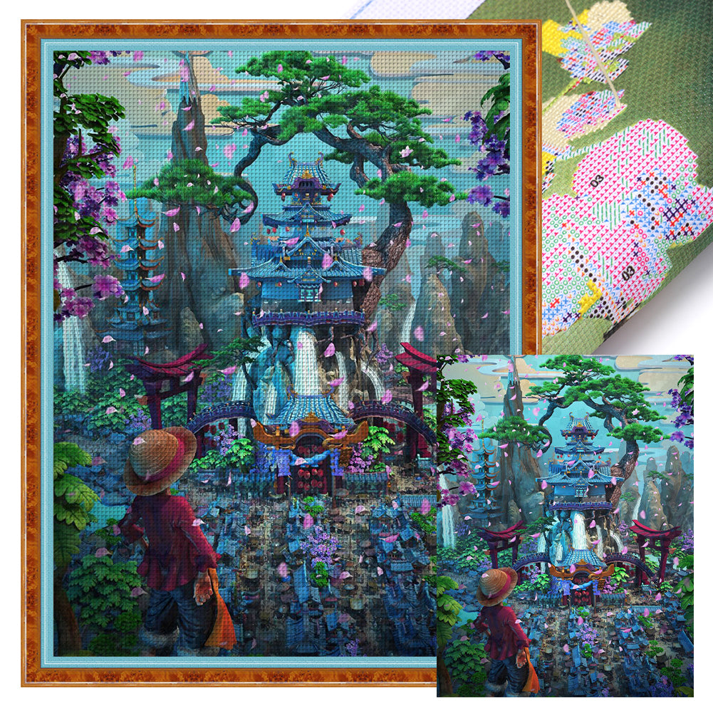 Yishu - Secret Forest - 40*56CM 11CT 3 Stamped Cross Stitch