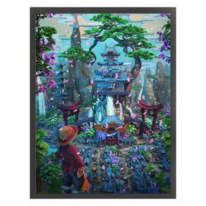 Yishu - Secret Forest - 40*56CM 11CT 3 Stamped Cross Stitch