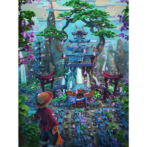 Yishu - Secret Forest - 40*56CM 11CT 3 Stamped Cross Stitch