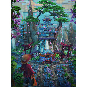 Yishu - Secret Forest - 40*56CM 11CT 3 Stamped Cross Stitch