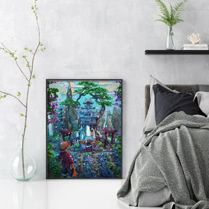 Yishu - Secret Forest - 40*56CM 11CT 3 Stamped Cross Stitch