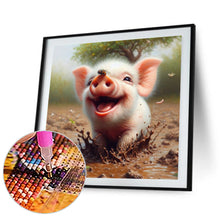 Load image into Gallery viewer, Piglet 30*30CM(Canvas) Full Round Drill Diamond Painting
