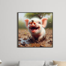 Load image into Gallery viewer, Piglet 30*30CM(Canvas) Full Round Drill Diamond Painting
