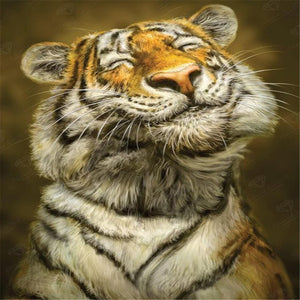 Tiger 40*50CM(Picture) Full Square Drill Diamond Painting