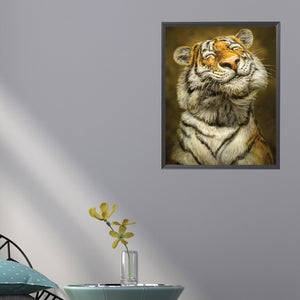 Tiger 40*50CM(Picture) Full Square Drill Diamond Painting