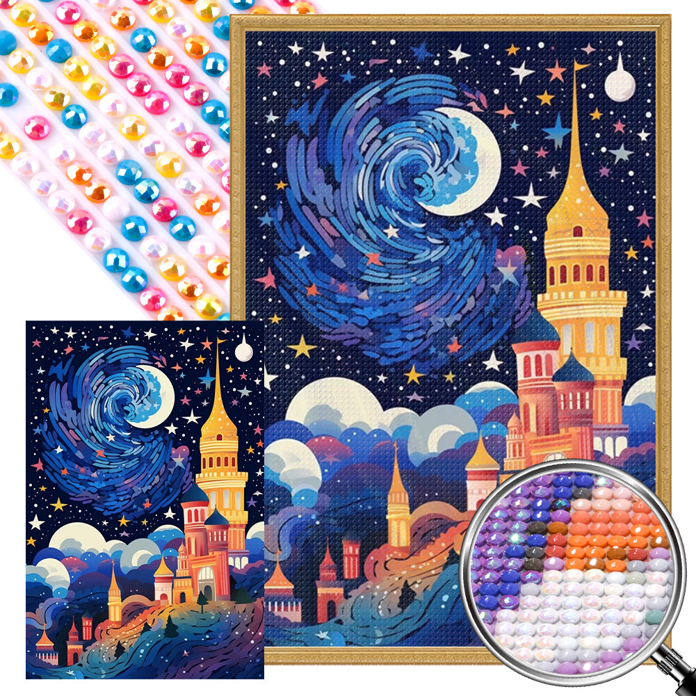 Wonderland Castle 40*60CM(Picture) Full Round Drill Diamond Painting