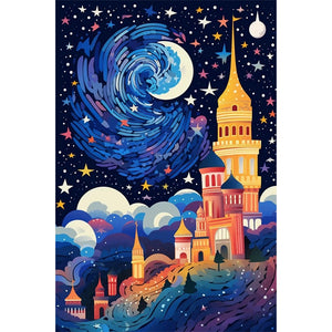 Wonderland Castle 40*60CM(Picture) Full Round Drill Diamond Painting