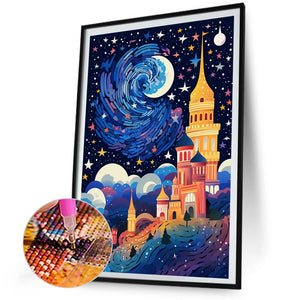 Wonderland Castle 40*60CM(Picture) Full Round Drill Diamond Painting