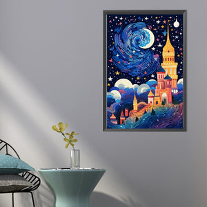 Wonderland Castle 40*60CM(Picture) Full Round Drill Diamond Painting