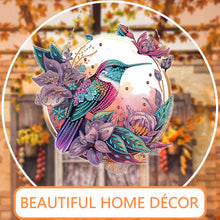 Load image into Gallery viewer, 2D Flat DIY Hummingbird Diamond Art Pendant Window Hanging Art for Home Decor
