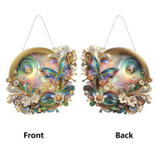 Load image into Gallery viewer, 2D Flat DIY Butterfly Diamond Art Pendant Window Hanging Art for Home Decor
