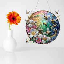 Load image into Gallery viewer, 2D Flat DIY Bee Diamond Art Pendant Window Hanging Art for Home Decor
