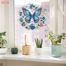 Load image into Gallery viewer, 2D Flat DIY Butterfly Diamond Art Pendant Window Hanging Art for Home Decor
