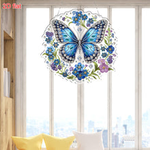 Load image into Gallery viewer, 2D Flat DIY Butterfly Diamond Art Pendant Window Hanging Art for Home Decor
