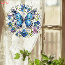 Load image into Gallery viewer, 2D Flat DIY Butterfly Diamond Art Pendant Window Hanging Art for Home Decor
