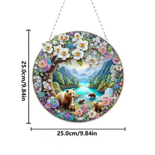 Load image into Gallery viewer, Landscape Double Sided Effect Diamond Painting Hanging Pendant (Landscape)
