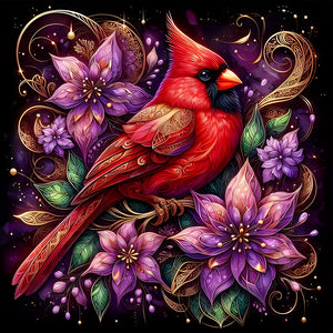 Cardinal 40*40CM(Canvas) Full Round Drill Diamond Painting