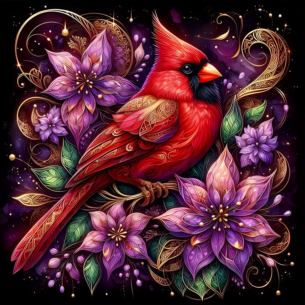 Cardinal 40*40CM(Canvas) Full Round Drill Diamond Painting