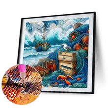 Load image into Gallery viewer, Abstract Beach 40*40CM(Canvas) Full Round Drill Diamond Painting
