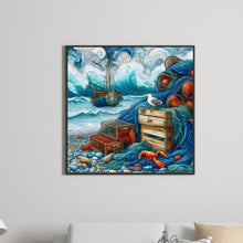 Load image into Gallery viewer, Abstract Beach 40*40CM(Canvas) Full Round Drill Diamond Painting
