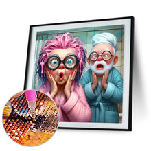 Load image into Gallery viewer, Crazy Old Lady 40*40CM(Canvas) Full Round Drill Diamond Painting
