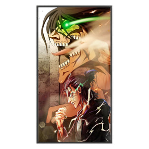 Yishu - Attack On Titan - 40*70CM 11CT 3 Stamped Cross Stitch