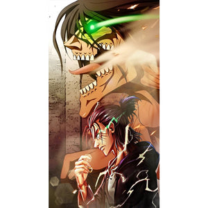 Yishu - Attack On Titan - 40*70CM 11CT 3 Stamped Cross Stitch
