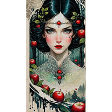 Load image into Gallery viewer, Yishu - Apple Girl - 40*75CM 11CT 3 Stamped Cross Stitch
