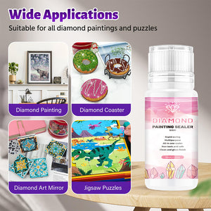 60ml Diamond Painting Sealer Diamond Art Sealer Puzzle  for DIY Puzzles